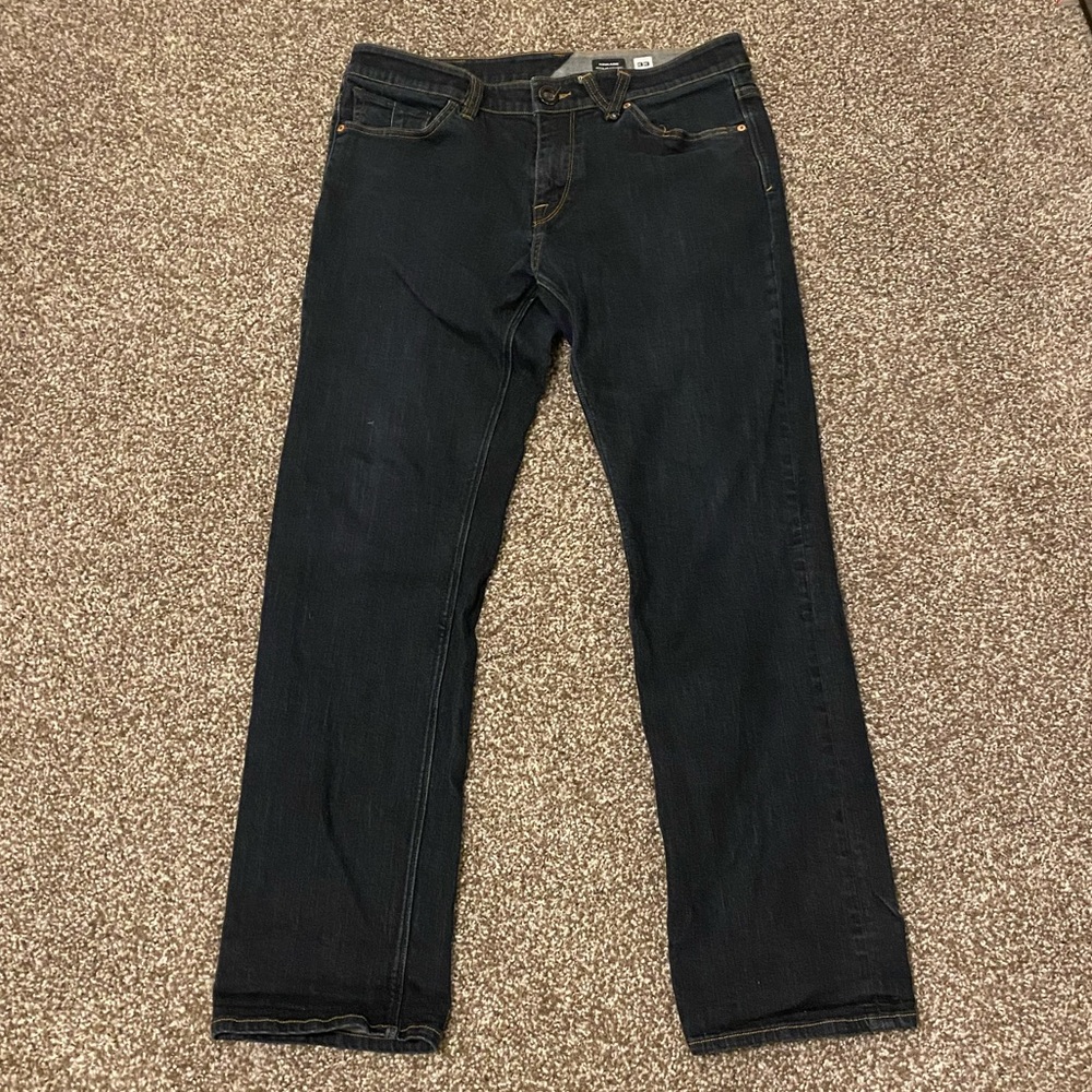 33x32 volcom kinkade regular straight jeans